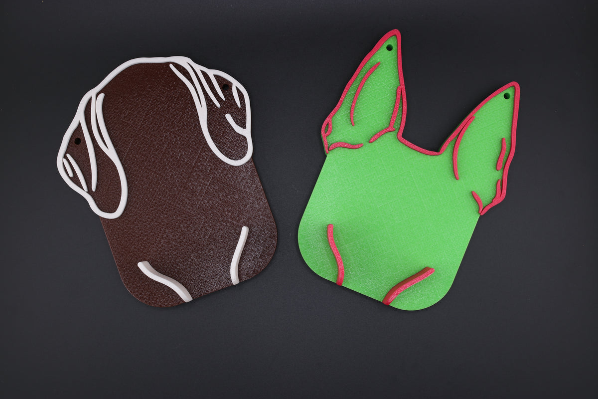 Personalized Dog Ears Wall Mount for Dog Scoops KibbleScoop