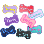 Kibble Scoops Personalized Bone Shaped Dog Crate Signs