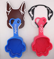 Personalized Dog Ears Wall Mount for Dog Scoops