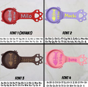 Personalized Cat Food Scoops (Circle)