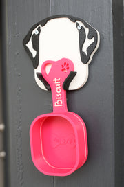 Personalized Dog Ears Wall Mount for Dog Scoops