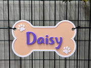 Custom Dog Crate Sign